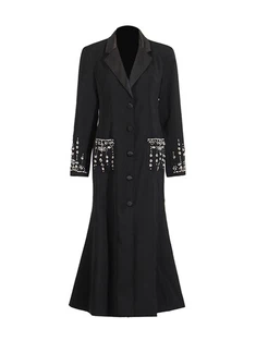 Perlen- und Diamantenanzugskleid