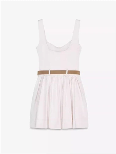 Ärmelloses Gürtelkleid